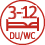 3- bis 12-Bettzimmer mit Dusche und WC