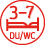 3- bis 7-Bettzimmer mit Dusche und WC