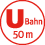 Die nchste U-Bahn Haltestelle befindet sich in 50m Entfernung