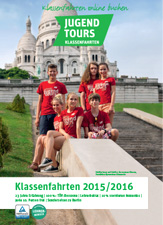 Katalog von Jugendtours „Klassenfahrten 2015/2016“ – Archivbild