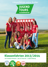 Katalog von Jugendtours „Klassenfahrten 2013/2014“ – Archivbild