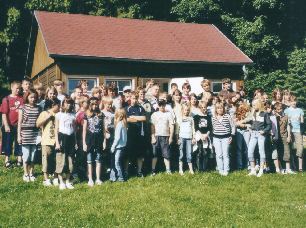  Klasse 6 der Sekundarschule Hohenmölsen, im Feriendorf „Forsthaus Auerberg“, Klassenfahrt Stolberg, Südharz 2008 – Bildergalerie Klassenfahrten von Jugendtours