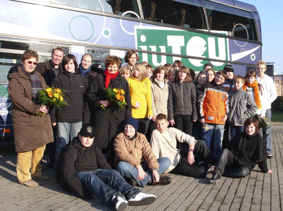 Klasse 8 des Goethegymnasium Kelbra, hier am a&o Leipzig Hbf, Klassenfahrt Leipzig 2008 – Bildergalerie Klassenfahrten von Jugendtours