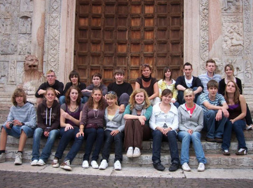 Klasse 10a der Realschule am Seminarweg Bad Segeberg, hier in Verona, Klassenfahrt Gardasee 2008 – Bildergalerie Klassenfahrten von Jugendtours