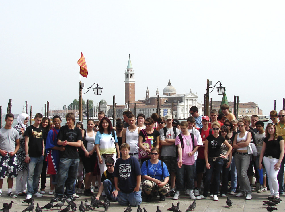 Klassen 9a und 9b der Albert-Schweitzer-Schule Bayreuth, hier in Venedig, Klassenfahrt Rimini 2008 – Bildergalerie Klassenfahrten von Jugendtours