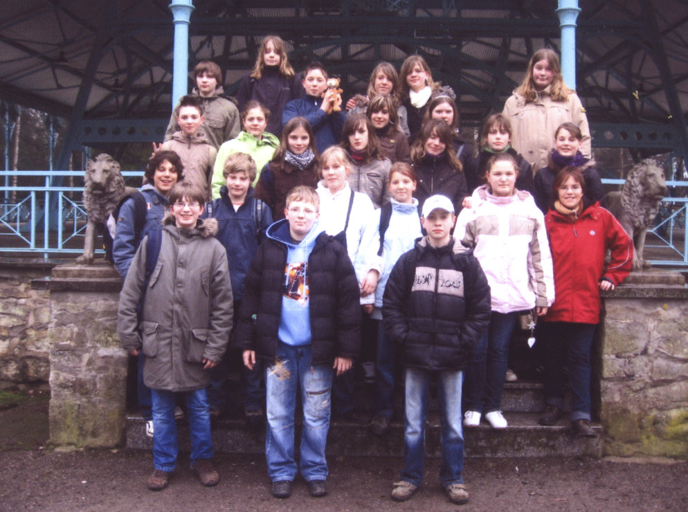 Klasse 7a des Ludwigsgymnasium Kthen, hier am Josephskreuz, Klassenfahrt Harz 2008 – Bildergalerie Klassenfahrten von Jugendtours