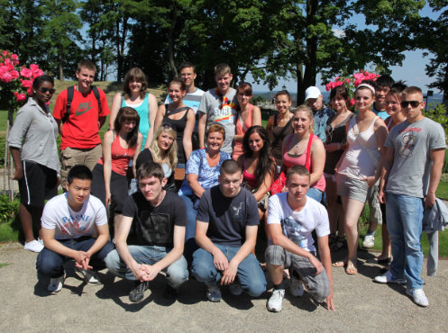 Klasse 11c der Manfred-von-Ardenne-Schule Berlin-Hohenschnhausen, hier an der Festung Knigstein, Klassenfahrt Trixi Ferienpark „Zittauer Gebirge“ 2010 – Bildergalerie Klassenfahrten von Jugendtours