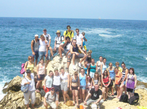 Klasse 10b der Anton-Sturm-Mittelschule Fssen, hier an der Adria in Kroatien, Klassenfahrt Istrien 2013 – Bildergalerie Klassenfahrten von Jugendtours