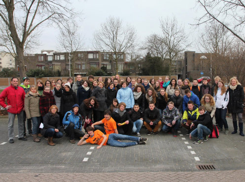 Klasse 10a des Julius-Ambrosius-Hle-Gymnasiums Dresden, hier in Zwolle, Klassenfahrt Ijsselmeer und Friesland 2013 – Bildergalerie Klassenfahrten von Jugendtours