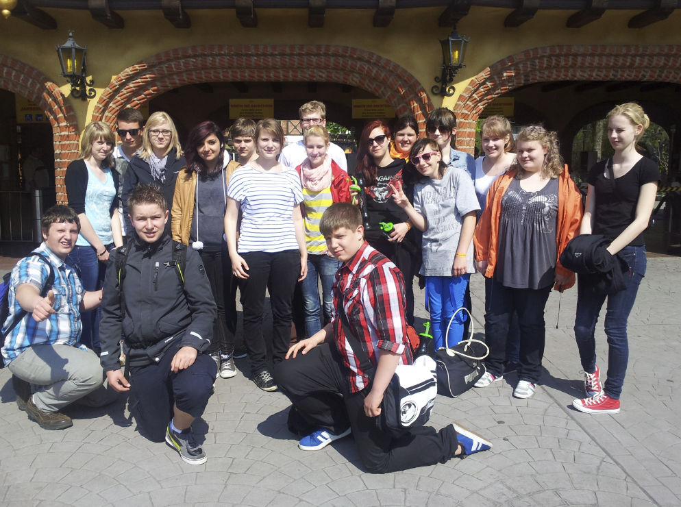 Klasse 9c der Paul-Guenther-Schule Geithain, hier whrend der Schulklassenfhrung, Klassenfahrt Hamburg 2013 – Bildergalerie Klassenfahrten von Jugendtours