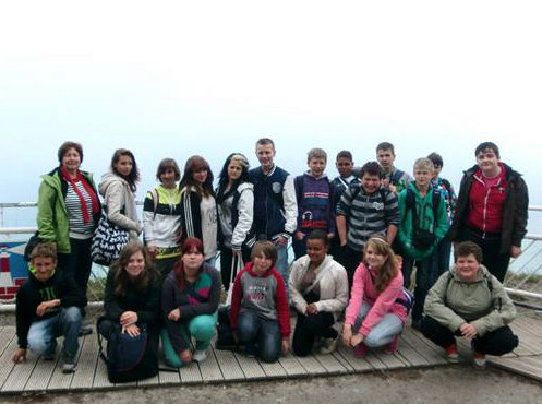 Klasse 7a der Sekundarschule Halle-Sd, hier am Nationalparkzentrum Knigsstuhl, Klassenfahrt zur Insel Rgen 2013 – Bildergalerie Klassenfahrten von Jugendtours