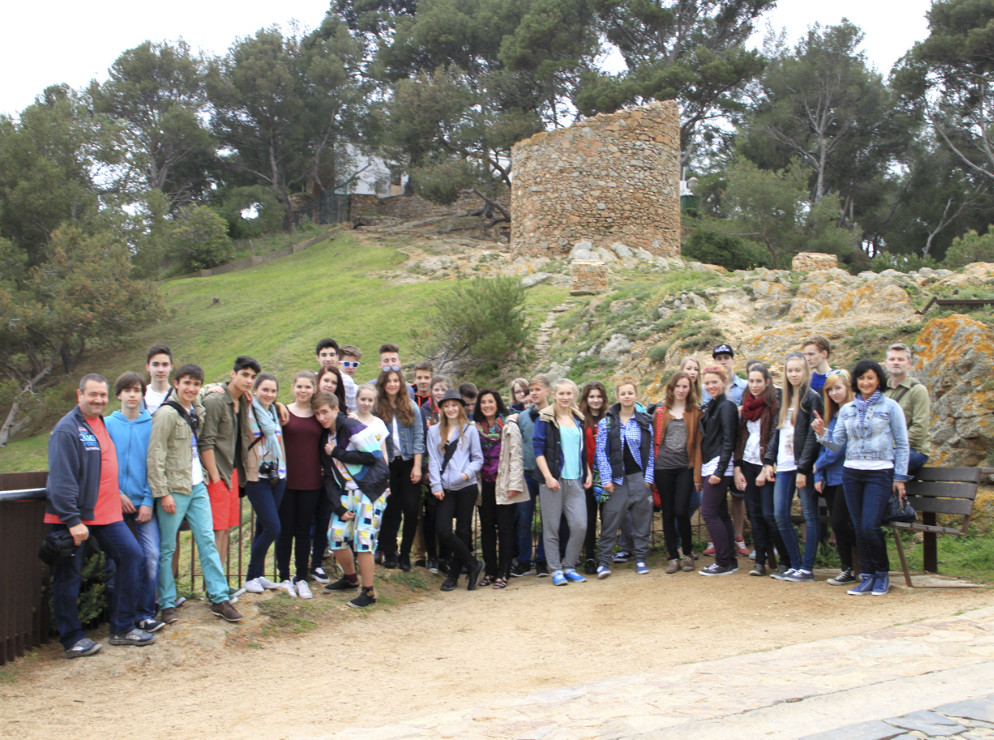 Klasse 9 des Heinrich-Mann-Gymnasium Erfurt, hier in Tossa de Mar, Klassenfahrt Costa Brava 2014 – Bildergalerie Klassenfahrten von Jugendtours