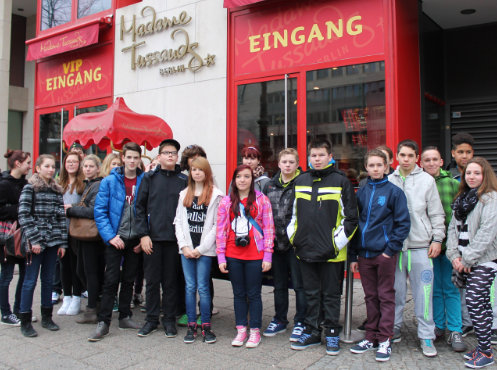 Schler:innen des Thringer Jugendweiheverein „Der Jugend eine Chance e.V.“ aus Mhlhausen, hier bei Madame Tussauds, Klassenfahrt Berlin 2014 – Bildergalerie Klassenfahrten von Jugendtours