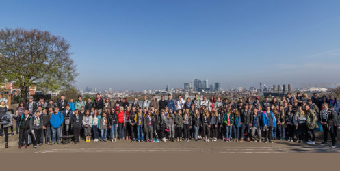 Klasse 9 der Oberschule Markranstdt bei Leipzig, hier in Greenwich, Klassenfahrt London 2015 – Bildergalerie Klassenfahrten von Jugendtours