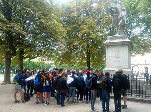 Klasse 9 der IGS Halle, hier zur Schulklassenfhrung, Klassenfahrt Paris 2018 – Bildergalerie Klassenfahrten von Jugendtours