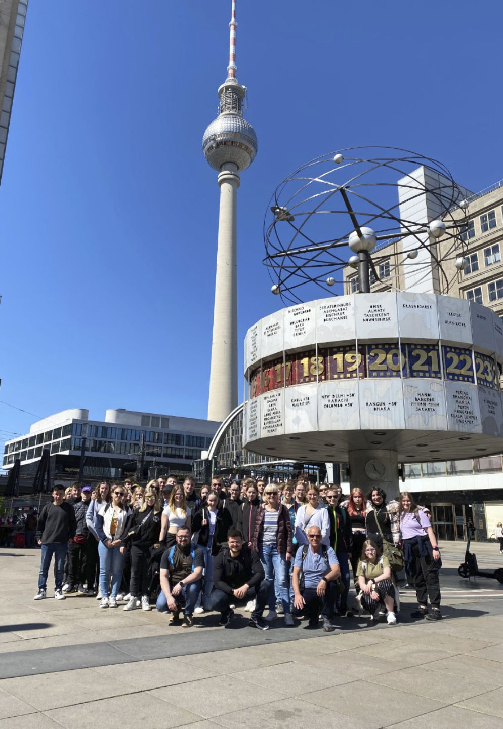 Die Klasse 9 der Staatliche Regelschule „Gotthold Ephraim Lessing“ Nordhausen, Klassenfahrt Berlin 2023 – Bildergalerie Klassenfahrten von Jugendtours