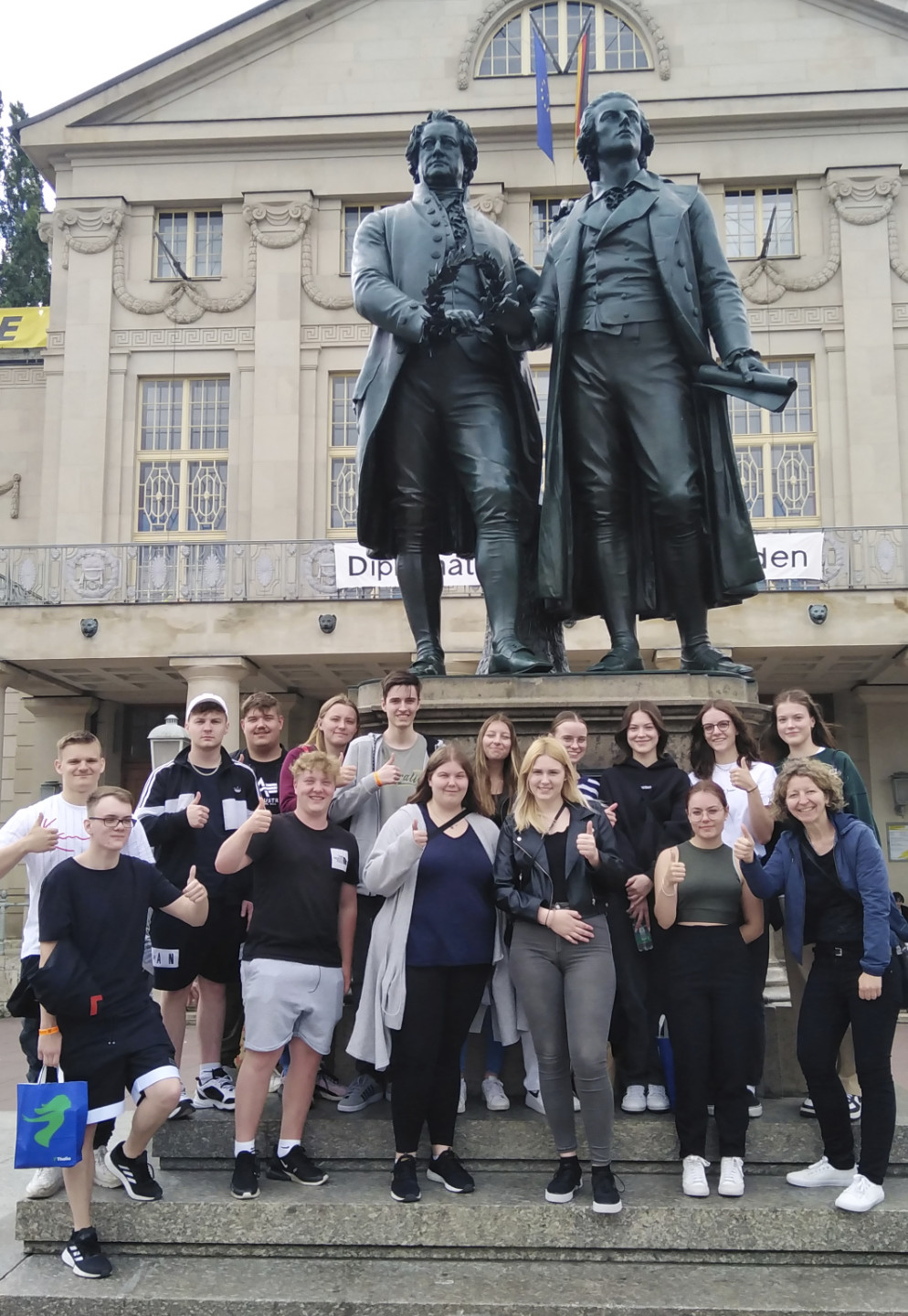 Klasse 12 der Fachoberschule fr Gesundheit und Soziales (FOS 5) Torgau, Klassenfahrt Weimar 2023 – Bildergalerie Klassenfahrten von Jugendtours