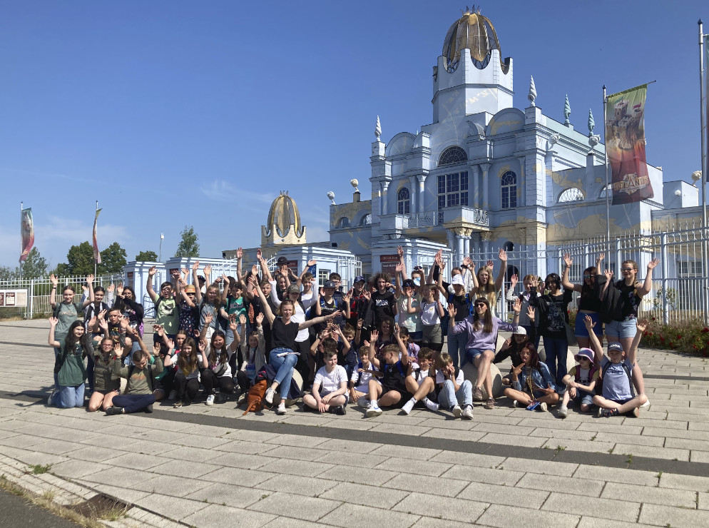 Klasse 6 des Dr.-Wilhelm-Andr-Gymnasiums Chemnitz, Wandertag Freizeitpark Belantis 2023 – Bildergalerie Klassenfahrten von Jugendtours