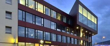 B&B Hotel Mnster Hafen Auenansicht – Klassenfahrt Mnster von Jugendtours