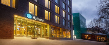 H2 Hotel Mainz Auenansicht – Klassenfahrt Mainz von Jugendtours
