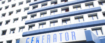 Generator Berlin Prenzlauer Berg mit Etagen-DU/WC Auenansicht – Klassenfahrt Berlin von Jugendtours
