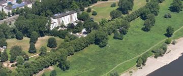 Jugendherberge Kln-Riehl Auenansicht – Klassenfahrt Kln von Jugendtours