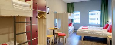 MEININGER Hotel Amsterdam City West Innenansicht – Klassenfahrt Amsterdam von Jugendtours