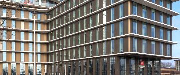 MEININGER Hotel Amsterdam Amstelstation Auenansicht – Klassenfahrt Amsterdam von Jugendtours