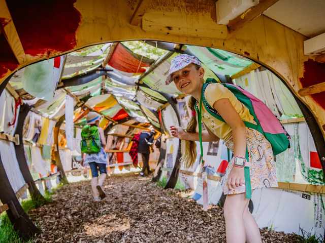 Stadtfhrer*innen: Schler*innen in der Kinderstadt Halle