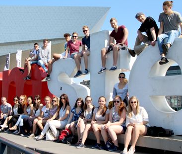 Hhepunkt Museumplein – Klassenfahrt Europa