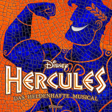 Werbeplakat: Musicalfahrt Disneys HERCULES mit Jugendtours in Hamburg