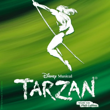 Werbeplakat: Musicalfahrt Disneys TARZAN mit Jugendtours