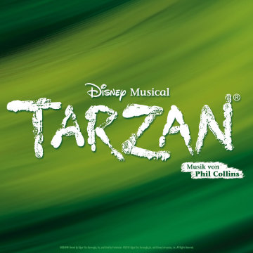 Werbeplakat: Musicalfahrt Disneys Musical TARZAN mit Jugendtours in Hamburg
