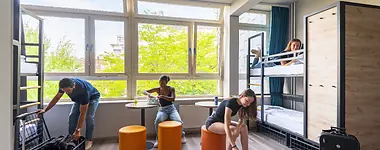 a&o Frankfurt Galluswarte Unterkunftsbild  &ndash; Klassenfahrt Frankfurt am Main von Jugendtours