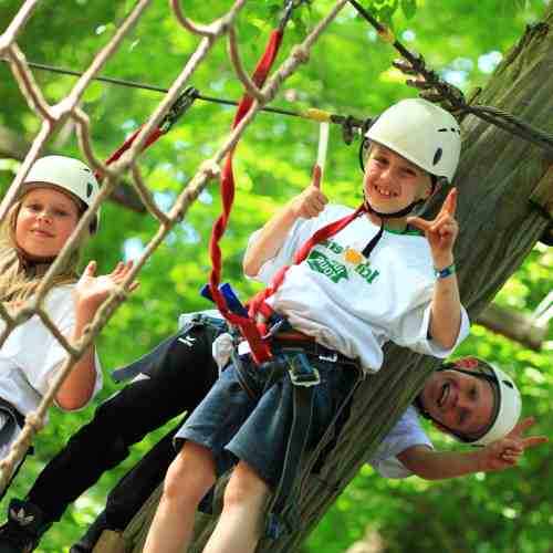 Kletterspaß im Kletterwald