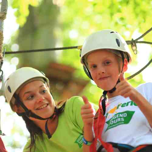 Kletterspaß im Kletterpark