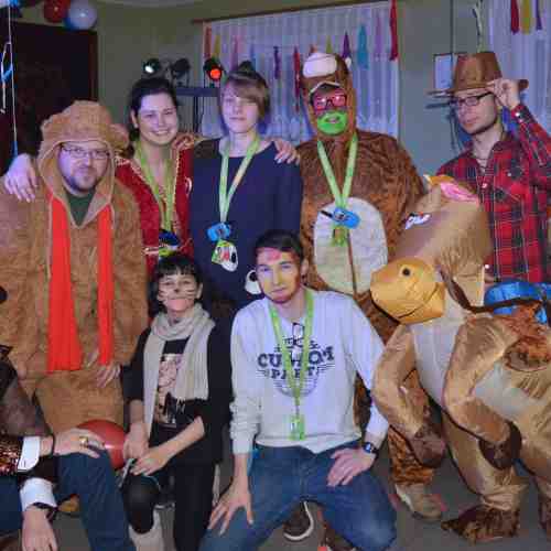 Faschingsparty mit Lagerfeuer