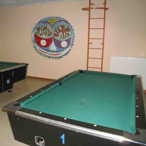 Nutzung Tischtennis-, Billard- und Fitnessraums sowie Hallenbad und Sauna