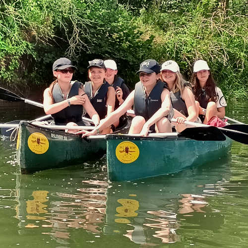 Kanutour auf der Unstrut