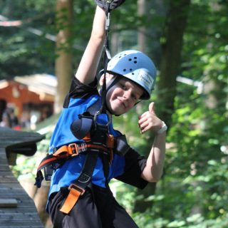 Kletterspaß im Kletterpark