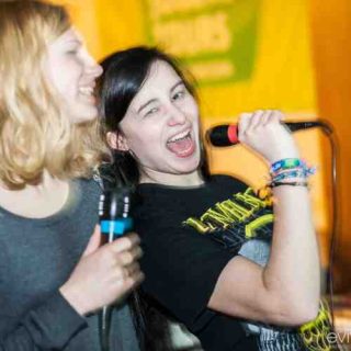 Ski-Disko oder Karaoke Party